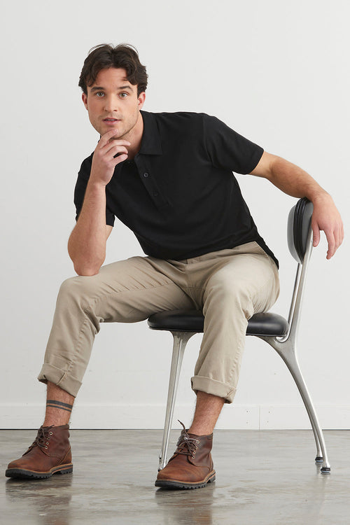 Men's 100% Organic Cotton Polo Shirt